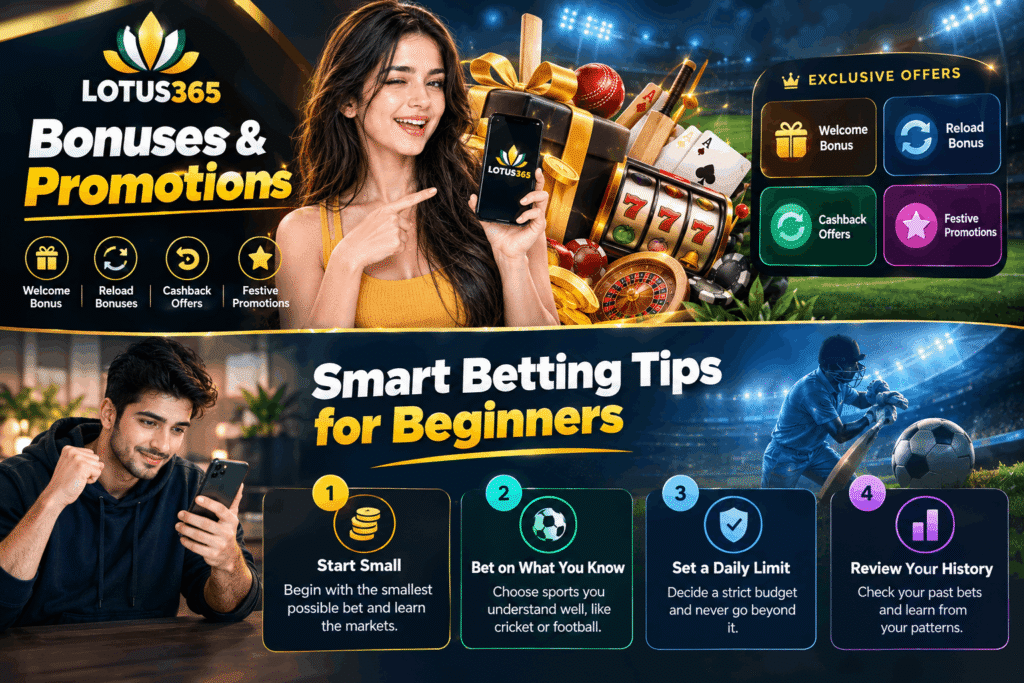 Lotus365 Bonuses and Promotions